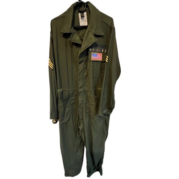 Vintage | Curated | Top Gun | Flight Suit | Costume | With WW2 Patches! - Picture 1 of 9